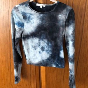 NWOT HIPPIE BOHO SO SOFT TIE DYE STRETCHY YOGA TOP